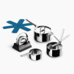 Joseph Joseph Space Steel Folding Handle 6-Piece Saucepan Set