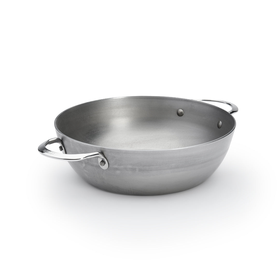 5654-24_packshot_1.jpg de Buyer MINERAL B Carbon Steel Country Fry Pan (2 Handles) 9.5”