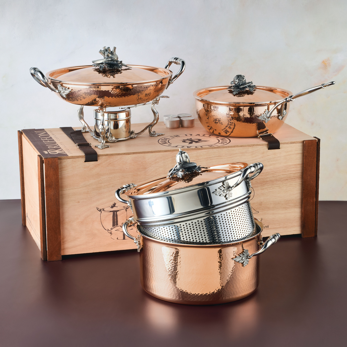 Ruffoni Opus Cupra 8 Piece Set in Wooden Box 99384