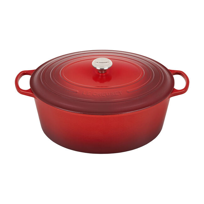 Le Creuset Oval Dutch Oven 15 1/2 qt. Goose Pot – Cerise