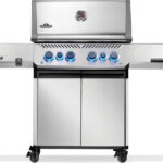 Napoleon Prestige® 500 RSIB (Stainless Steel) W/ Infrared Side/Rear Burners & Rotisserie – Propane P500VRSIBPSS