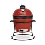 Kamado Joe Jr. Portable Grill With Cast Iron Stand
