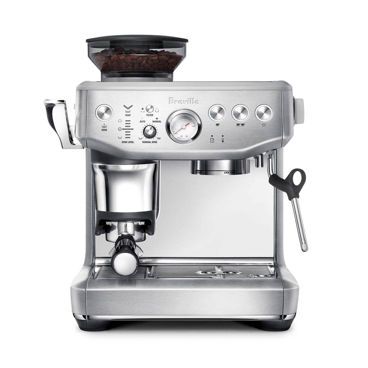 pdp_notag.png Breville The Barista Express Impress Espresso Machine BES876 – Brushed Stainless Steel